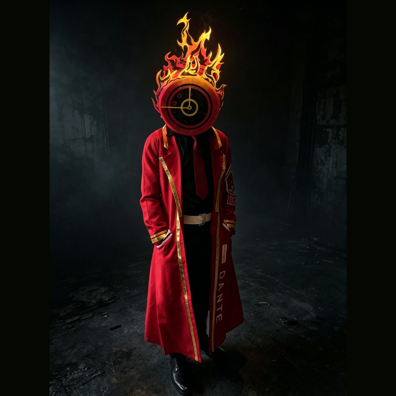 Windbreaker Anime Merchandise - DMC 5 Dante Cosplay Costume Adult