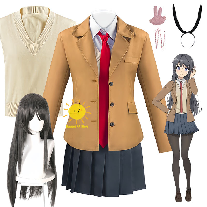 Anime Girl Merchandise - Anime Sakurajima Mai Cosplay Rascal Does