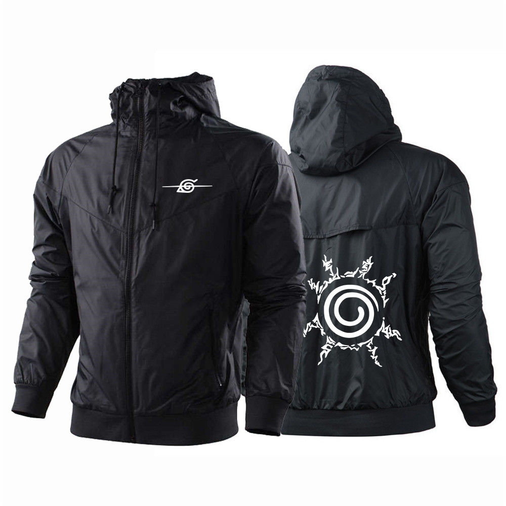 Windbreaker Anime Merchandise - 2026 Naruto Anime Printing Spring And