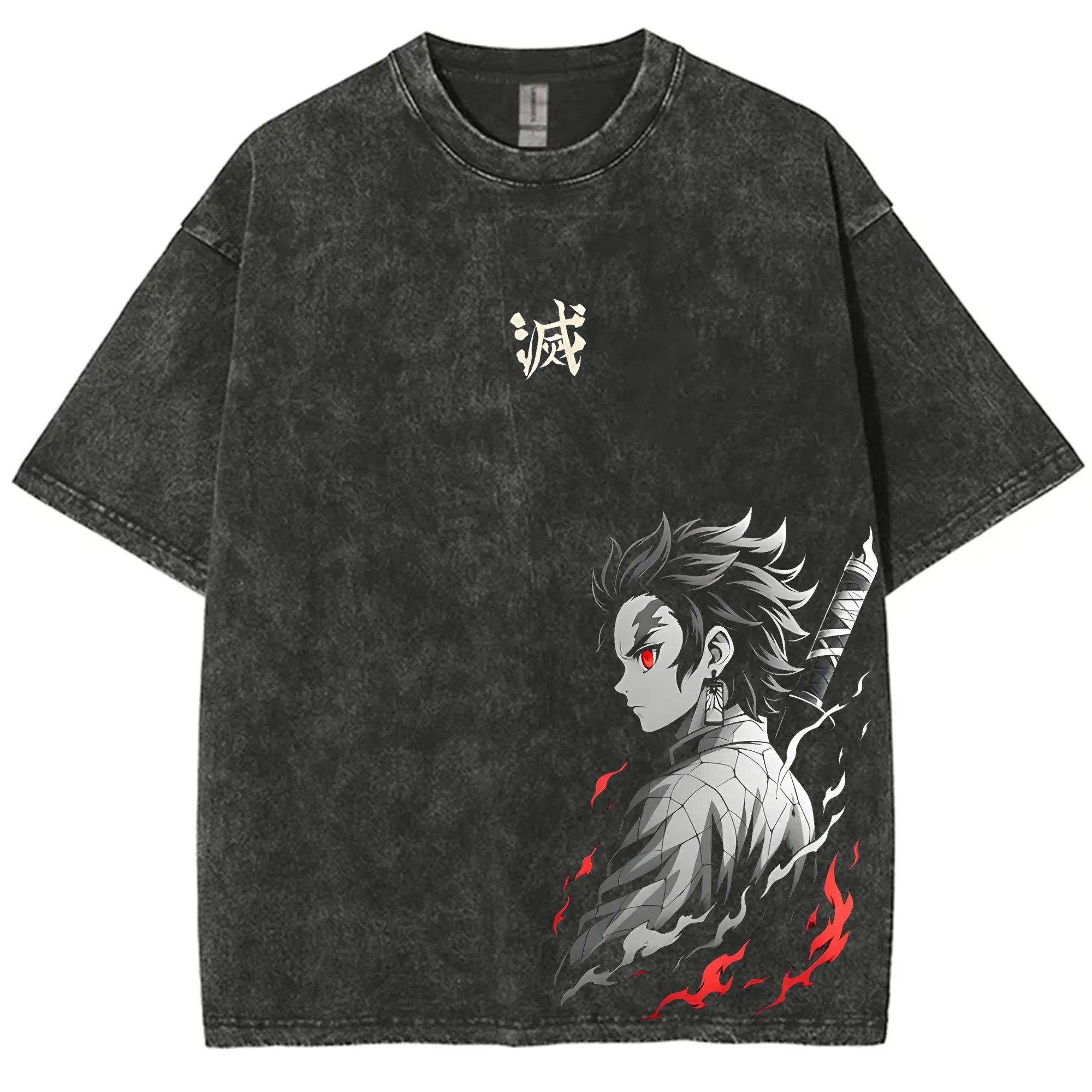 Streetwear Demon Slayer Vintag - огляд і ціна Anime Merchandise Men