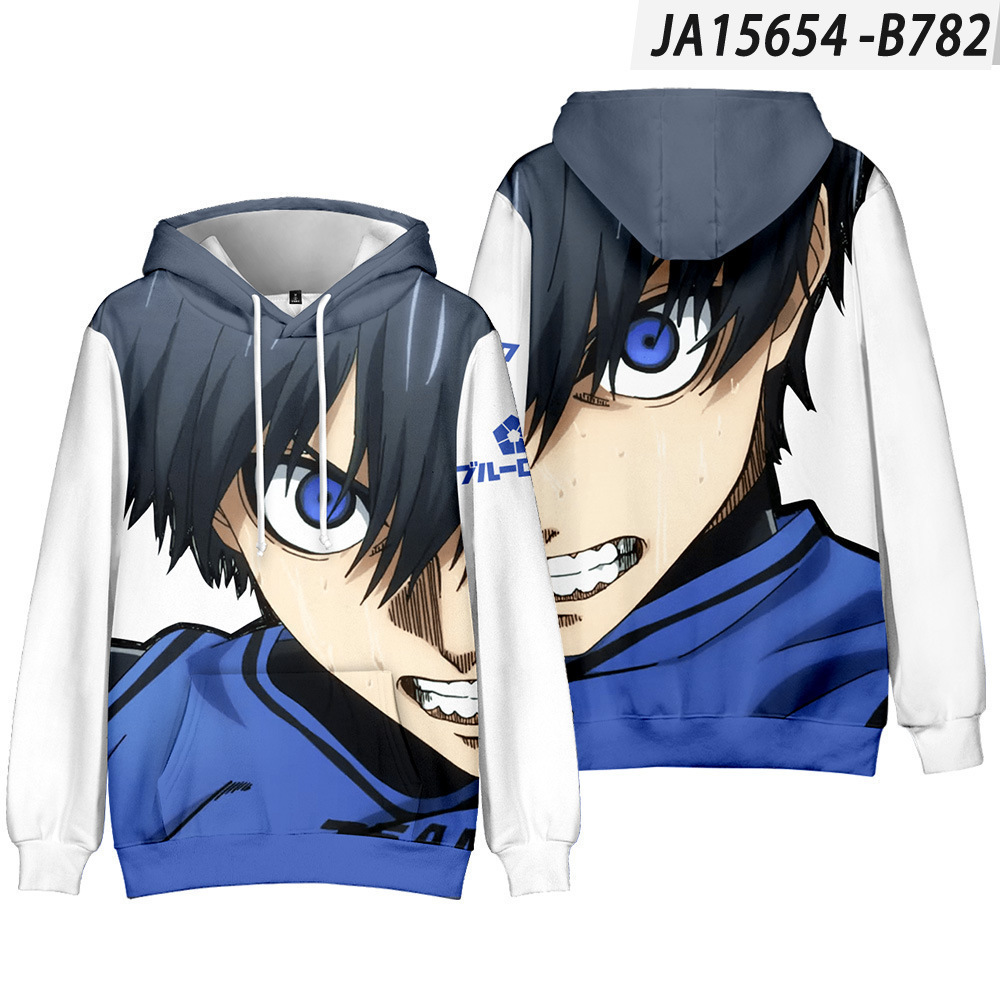 2026 New Anime BLUE LOCK Merch - огляд і ціна Anime Merchandise Hoodie