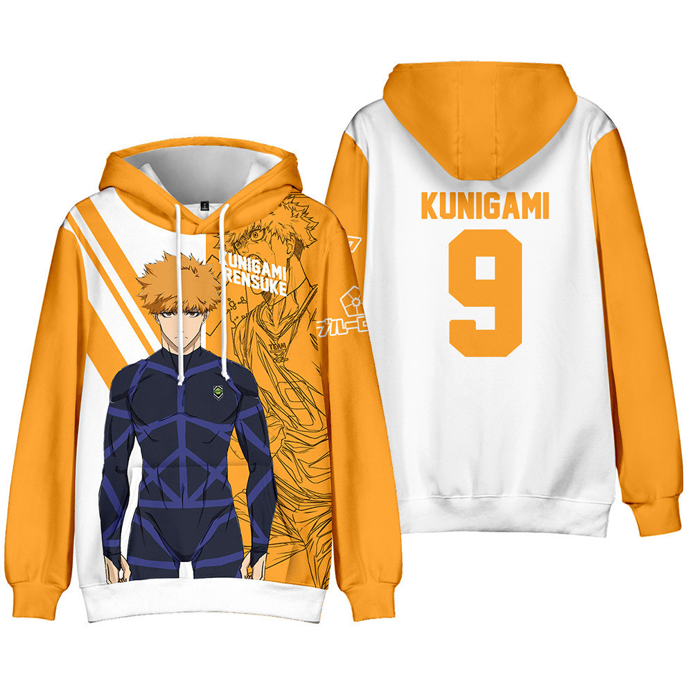 2026 New Anime BLUE LOCK Merch - огляд і ціна Anime Merchandise Hoodie