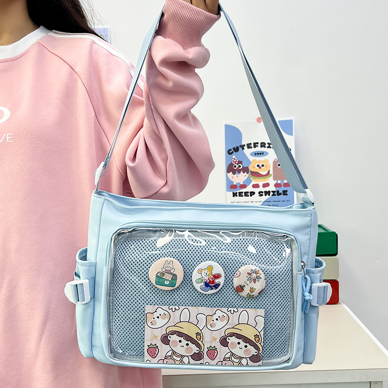 Transparent Badge Display Tote - огляд і ціна Anime Tote Bag