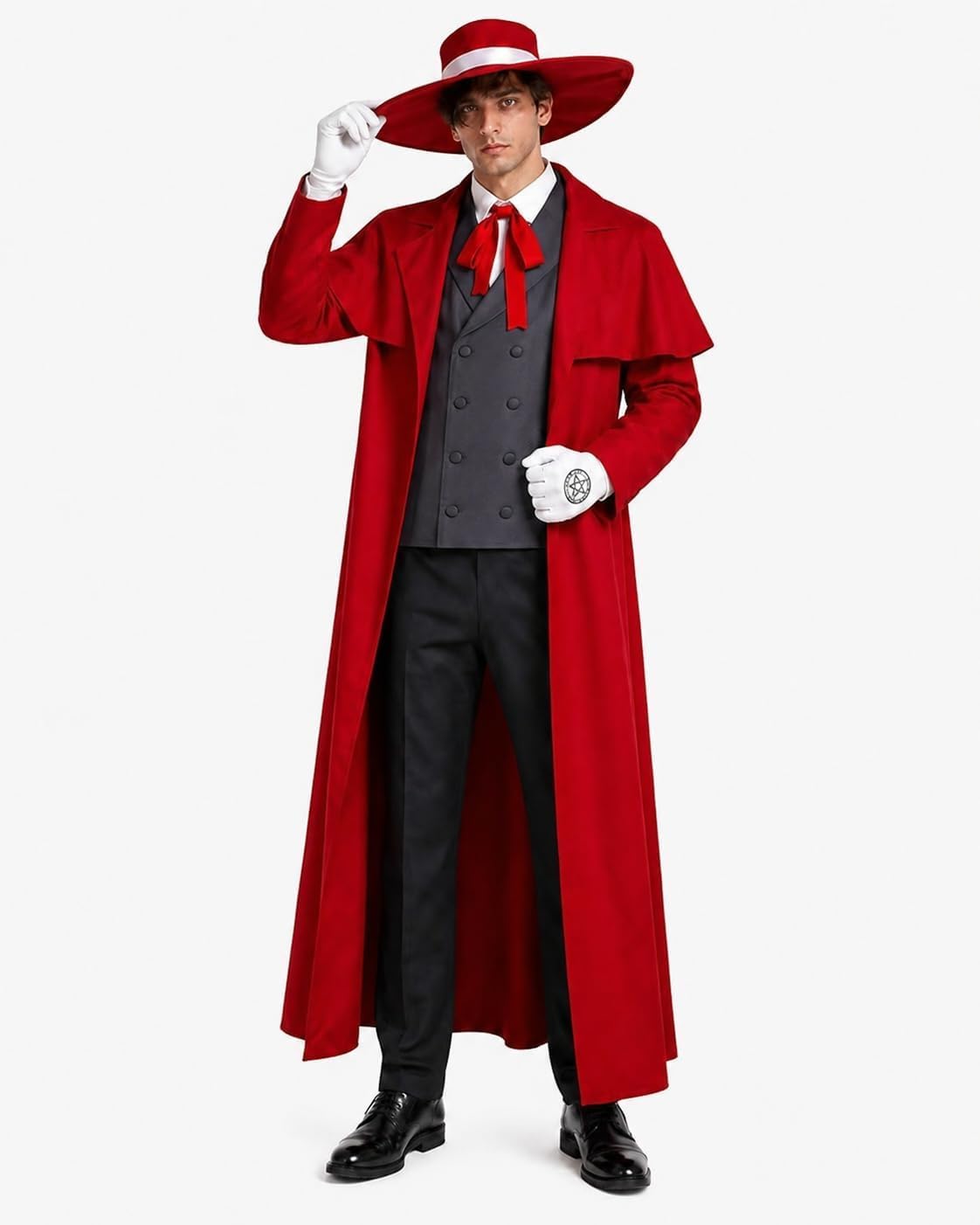 Anime Alucard Cosplay Costume  - огляд і ціна Anime Merchandise Men