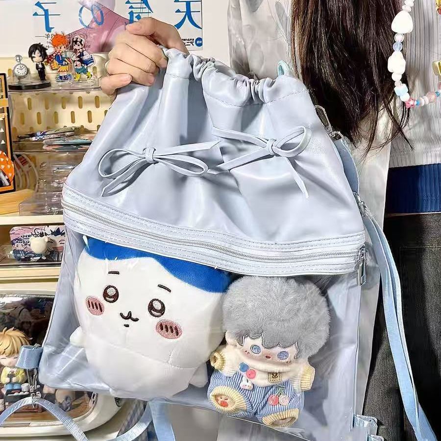 JIAERDI Sweet Cute Bow Drawstr - огляд і ціна Anime Tote Bag