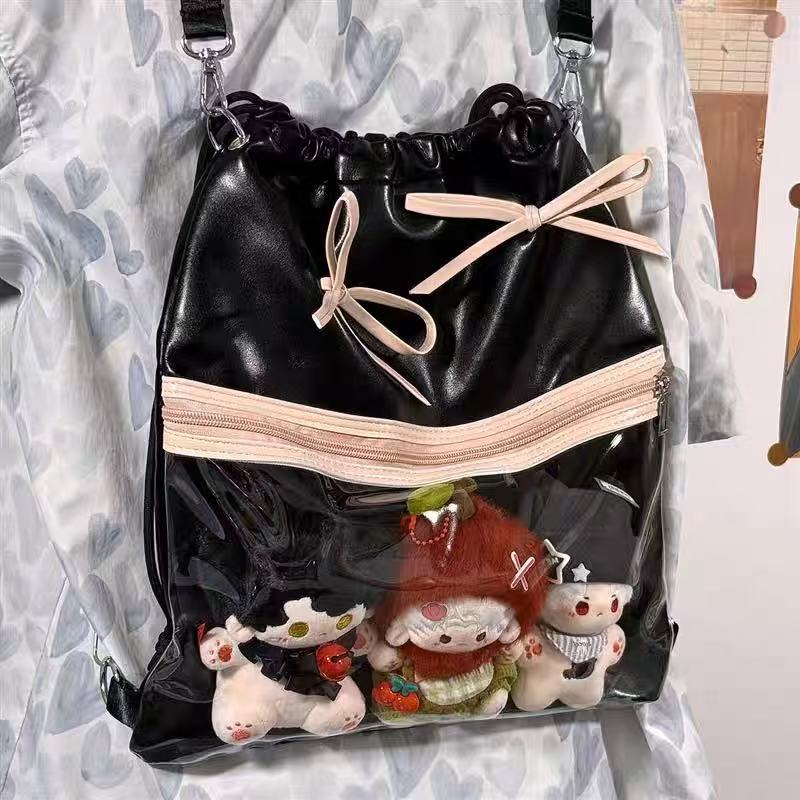 JIAERDI Sweet Cute Bow Drawstr - огляд і ціна Anime Tote Bag