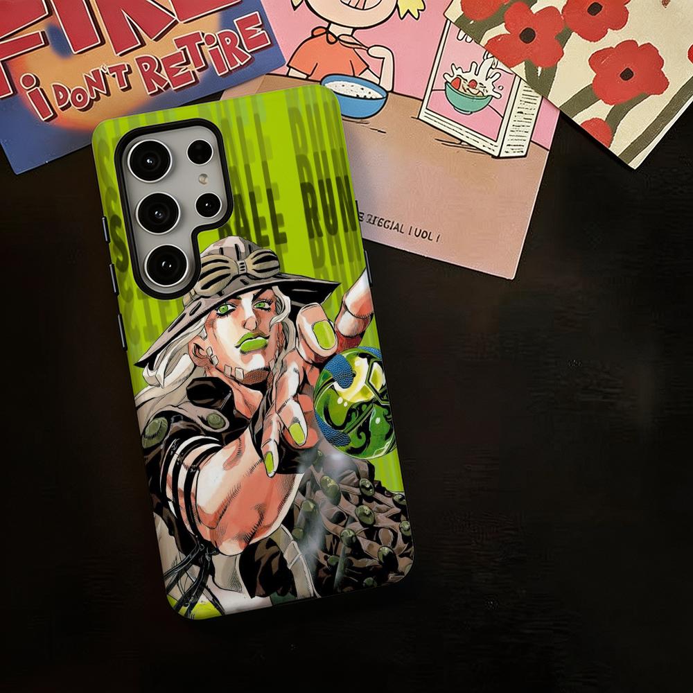 Hot cool Anime J-JOJO Steel Ba - огляд і ціна Phone Case Anime