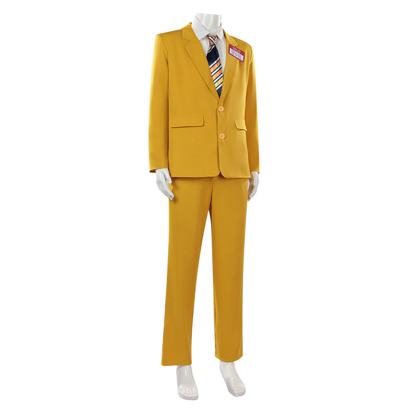 Men Horror Theme Yellow Suit S - огляд і ціна Anime Merchandise Men