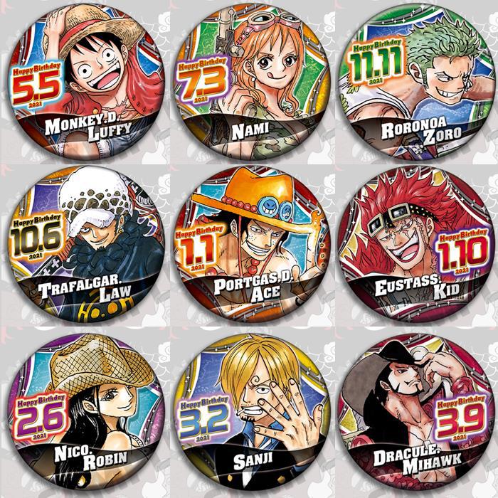 One Piece Anime Badge Pin Set  - огляд і ціна Zoro Anime Merchandise